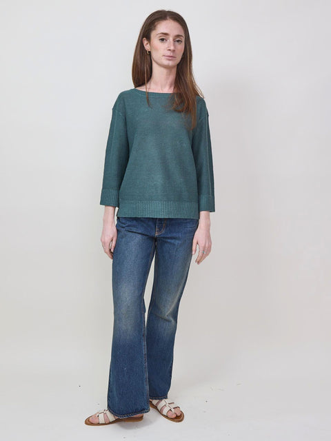 Textured Easy Pullover, Laurel