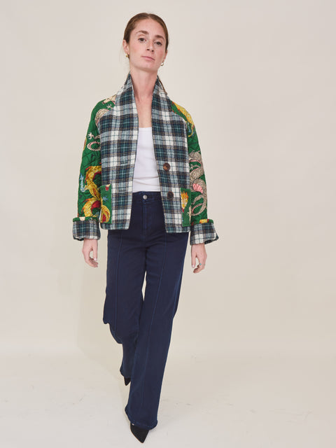 Mini Mela, tartan vert
