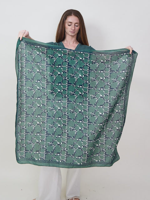 Foulard No.680, Bottle Green