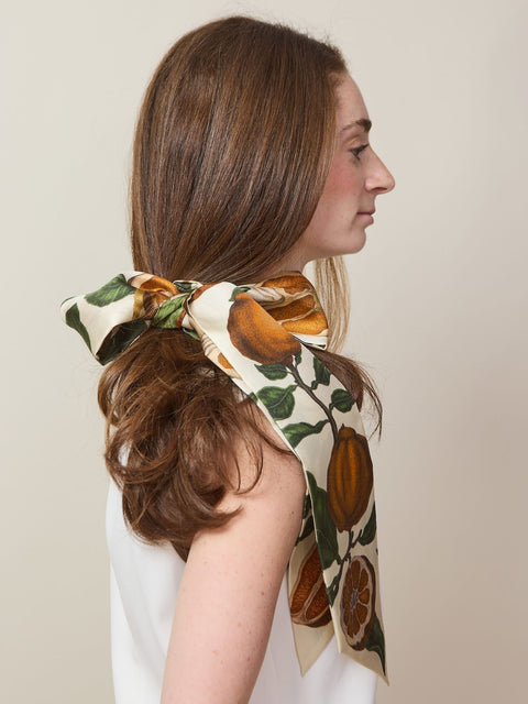 Oranges and Lemons, large ribbon, citrine/zest