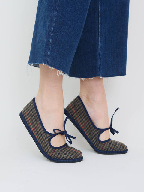 Brigitte Wool, green/blue