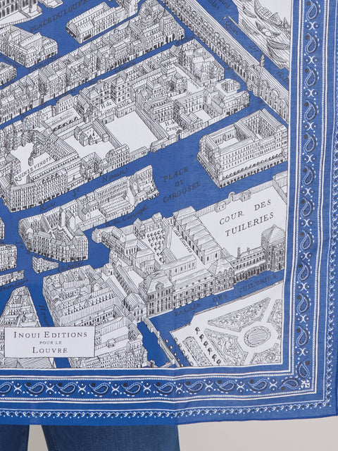 Louvre Carre, blue