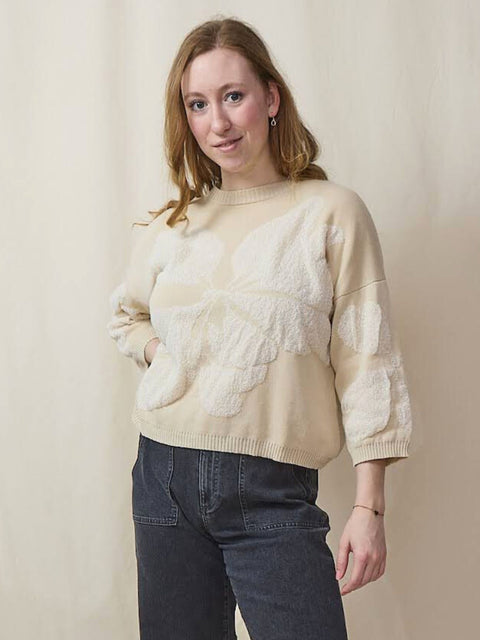 Jacquard Fiore, Butter/Milk