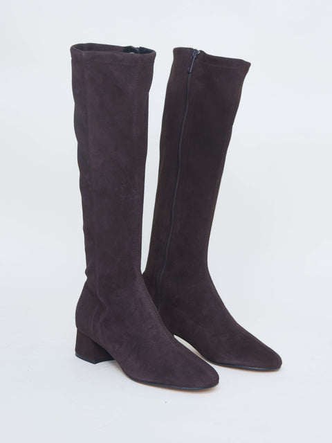 Eden, chocolate suede