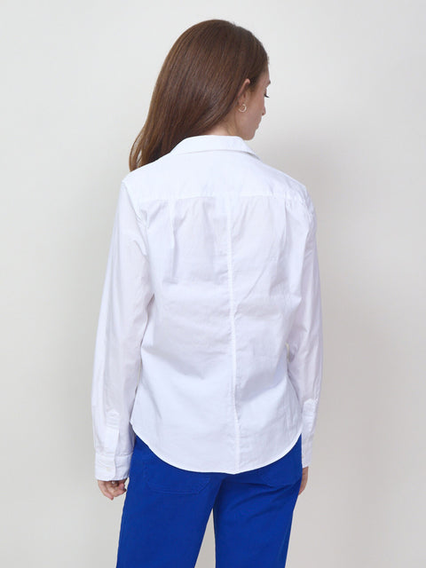 Barry, White Superfine Poplin