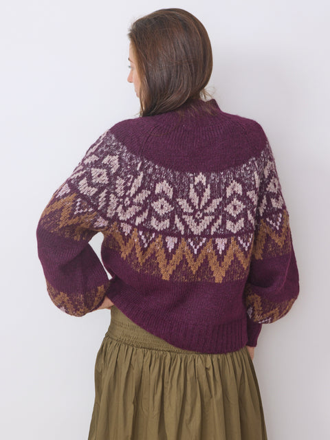 Lilith Turtleneck, Bordeaux