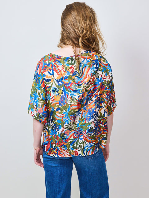 Jari Blouse, multicolor cream