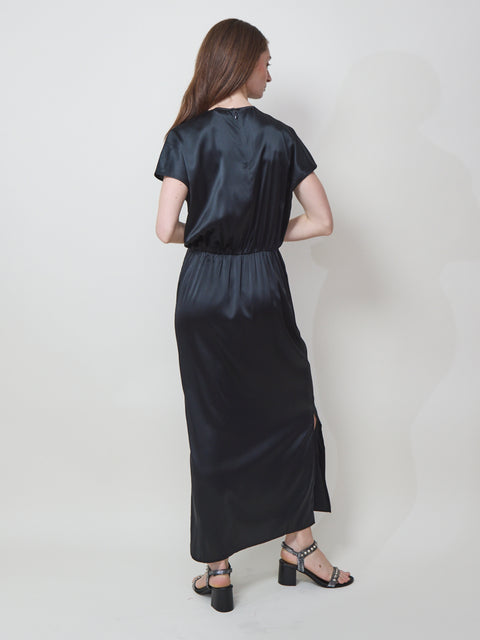 Slouch Dress, Washed Black