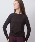 Light Knit Crew, Dark Brown