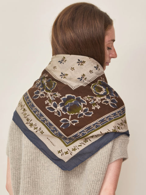 Roseraie Foulard No. 796, Slate Grey