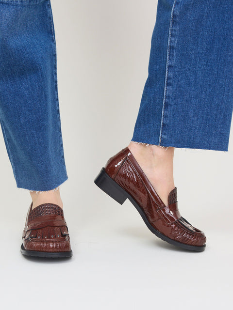 Kiltie Loafer, brown