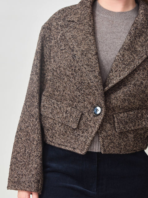 Ria Jacket, Herringbone