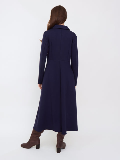 Flared Dress, paris blue