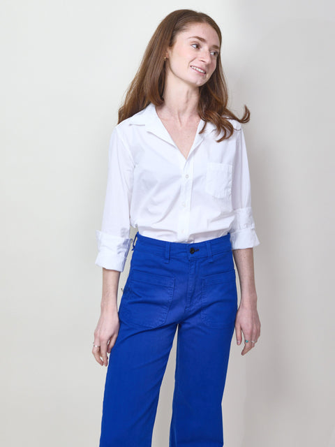 Barry, White Superfine Poplin