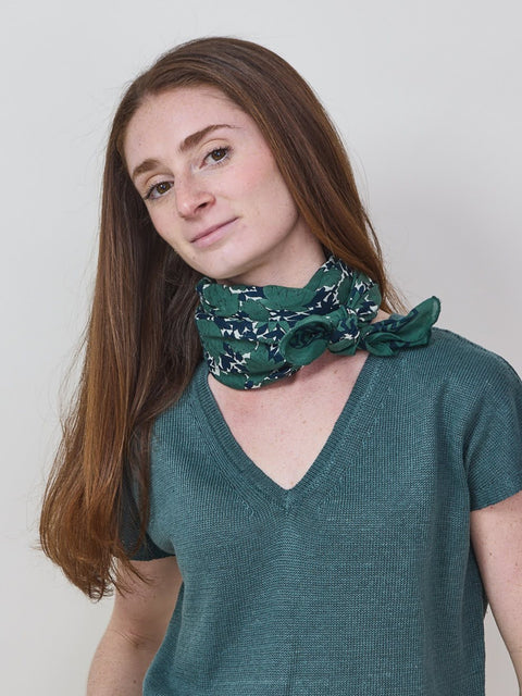 Foulard No.680, Bottle Green