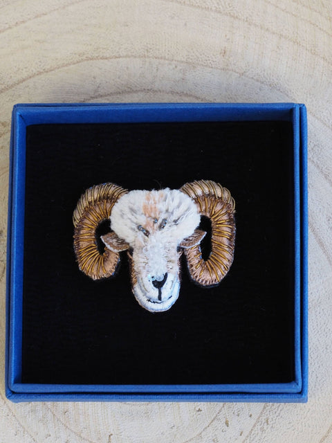 Bighorn Sheep Brooch