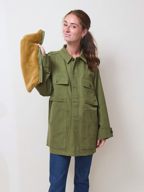 Quilted Liner Parka, Army