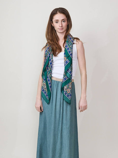 Hartford Silk Bandana, green