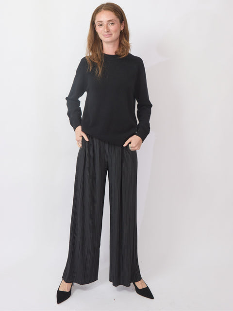 Boston O-neck, black