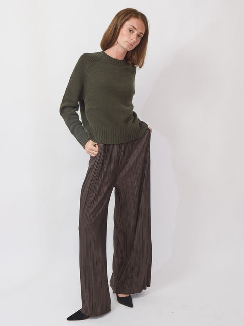 Uma Trousers, black coffee