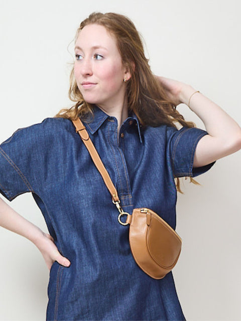 Oliveta Belt Bag, Gianduia