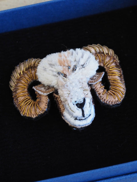 Bighorn Sheep Brooch