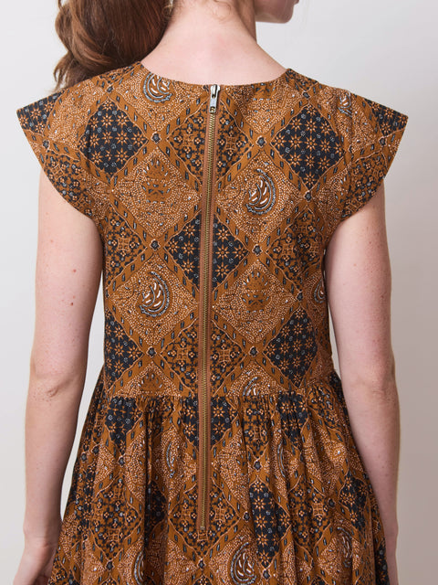 Tulsa Dress, Geo Bandana