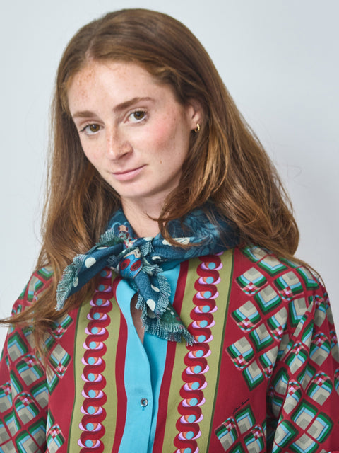 Lepidoptera Reversible Wool bandana