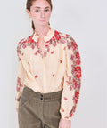 Annabel Shirt, White Rosebush