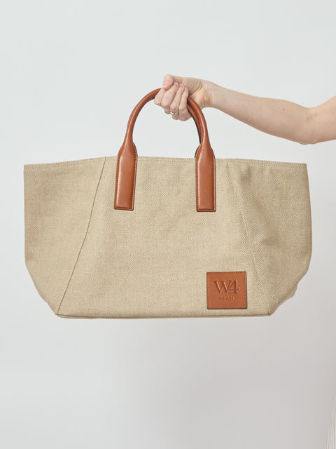 Riviera Tote, Dark Sand