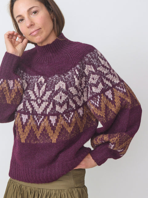 Lilith Turtleneck, Bordeaux