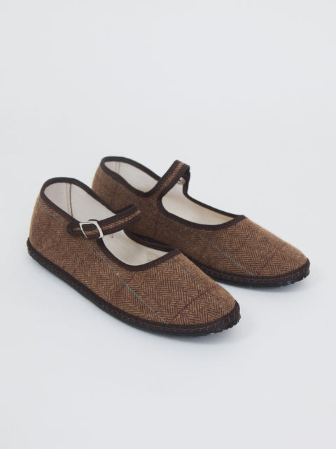 Mary Jane Wool, brown