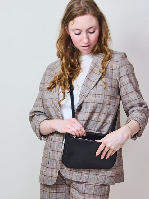 Roseto Crossbody, Nero