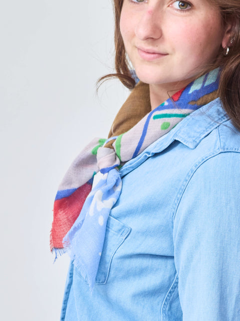Graffiti bandana, lavender