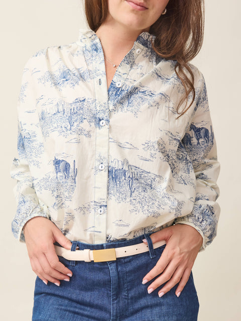 Francesca, western toile