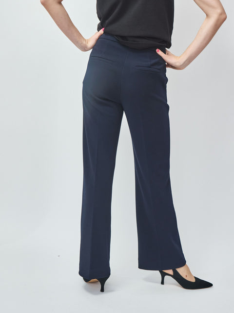 Renee, Navy Textured Jersey