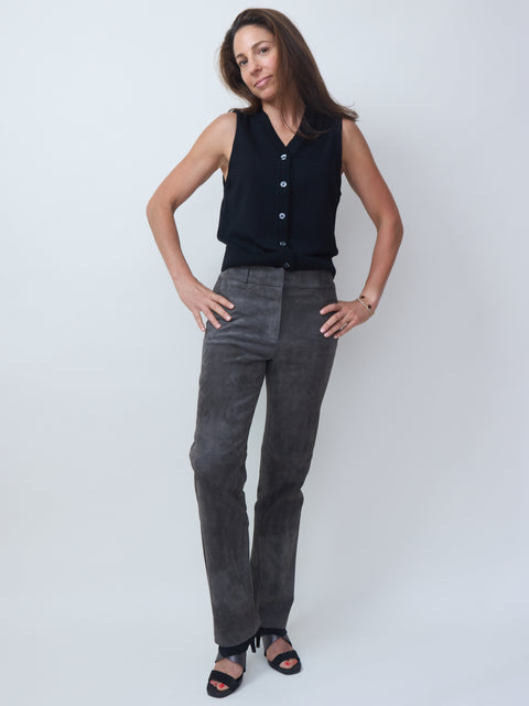 Jenna Suede Pants, Monument