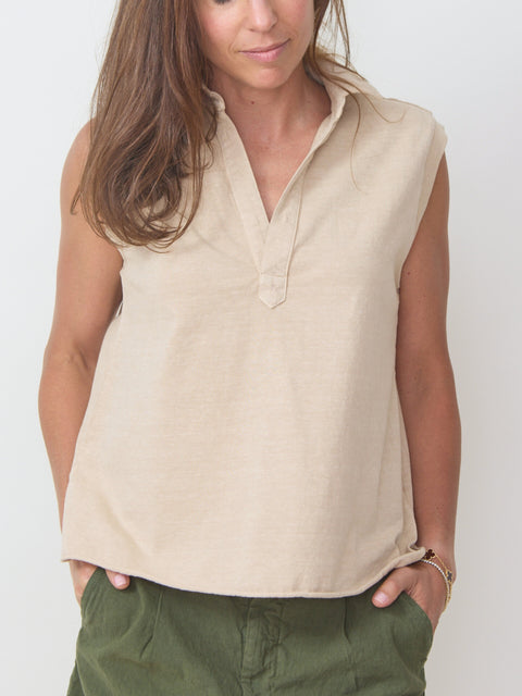 Olivia Popover Tank, Desert
