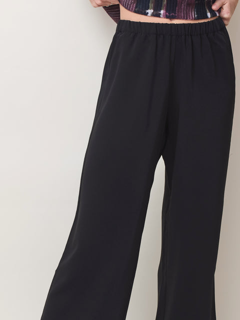 Pantaloni Palazzo, black