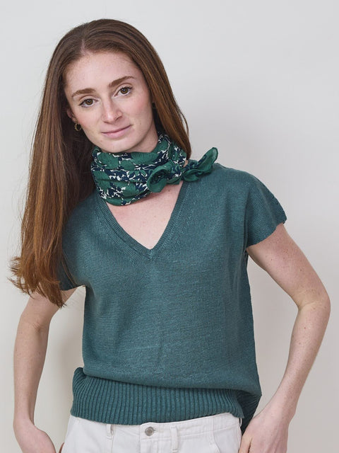 Foulard No.680, Bottle Green