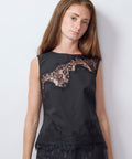 Sarhino Top, Black