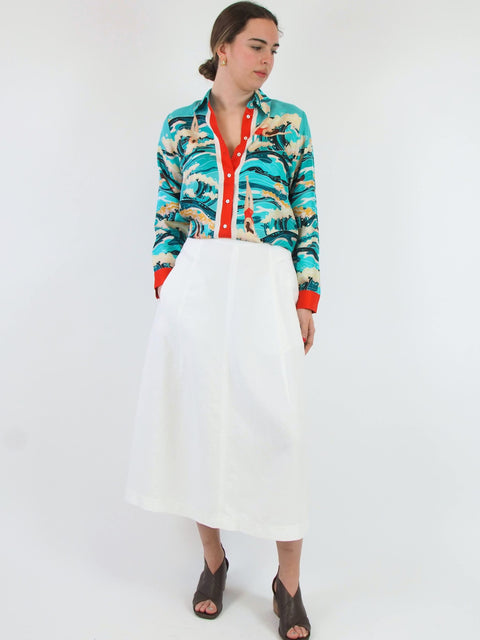 Azalea Skirt, Optic White