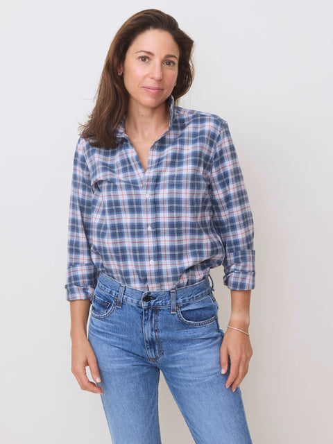 Barry, Grey/Red Plaid
