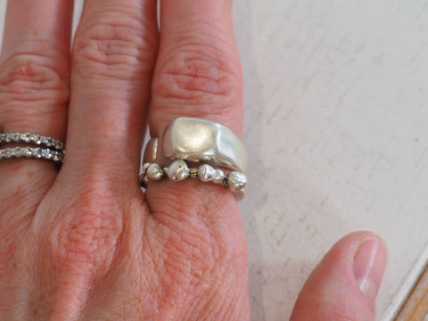 Asteroid Sterling Ring