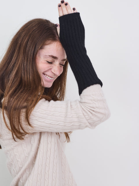 Cashmere Wrist Warmers, embassy