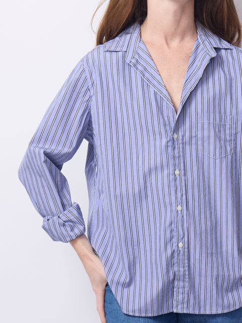 Eileen Button-Up, Blue Stripe