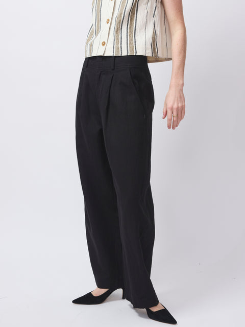 Bari Crop Trouser, black