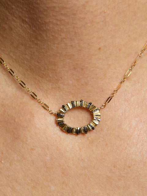 Deco Oval Necklace