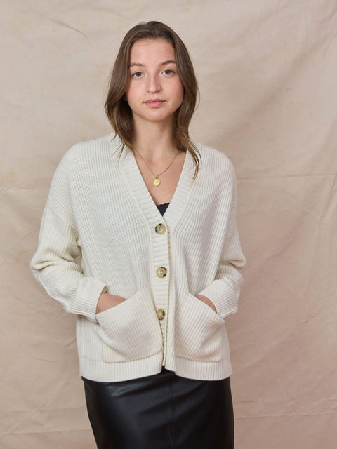 Magnus Cardigan, Ivory