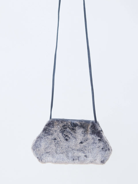 Liette, Charcoal Faux Fur